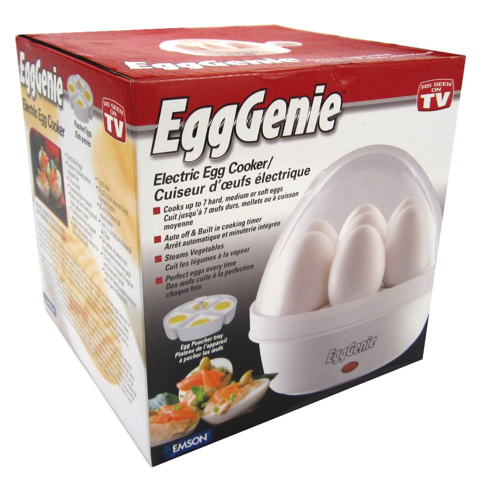 Egg Genie Electric Cooker AS SEEN ON TV EggGenie MEDIUM, SOFT